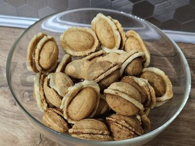 Sausainiai „Riešutai su virta saldžia grietinėle“ pagrindine nuotrauka