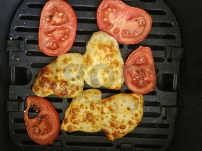 Keptas kipriškai sūris haloumi su pomidorais Žingsnis 3