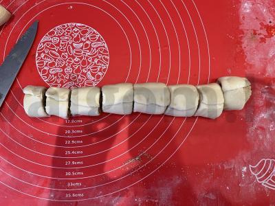 Minkščiausi cinamoniniai bandelės Žingsnis 13