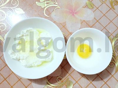 Patingėlis hachapuri po-adžarsku keptuvėje Žingsnis 2