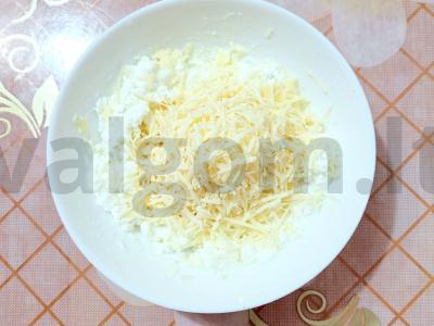 Patingėlis hachapuri po-adžarsku keptuvėje Žingsnis 3