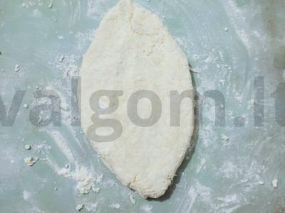 Patingėlis hachapuri po-adžarsku keptuvėje Žingsnis 5