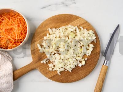 Sūrio sriuba su vištiena ir grybais Žingsnis 2