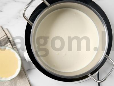 Šokoladinis tortas „Brigadeiro“ Žingsnis 1