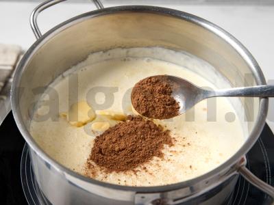 Šokoladinis tortas „Brigadeiro“ Žingsnis 2