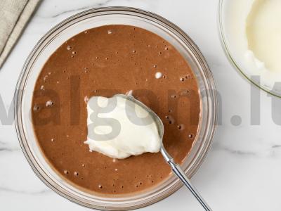 Šokoladinis tortas „Brigadeiro“ Žingsnis 9