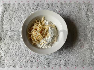 Hachapuri su cukinija keptuvėje Žingsnis 4