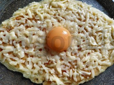 Hachapuri su cukinija keptuvėje Žingsnis 6