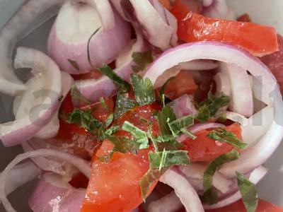 Salotas „Ačik“ su petražolėmis Žingsnis 4