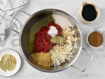 Pietų padažas pagal GOST Žingsnis 2