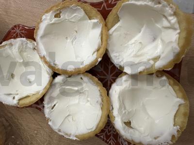 Užkandis su raudonąja ikra tartaletėse Žingsnis 2