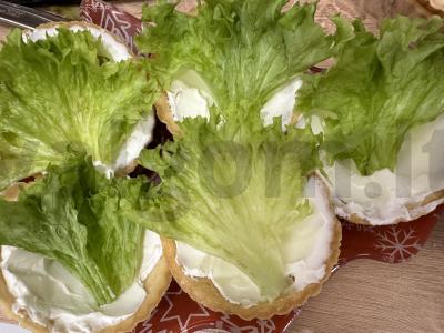 Užkandis su raudonąja ikra tartaletėse Žingsnis 3