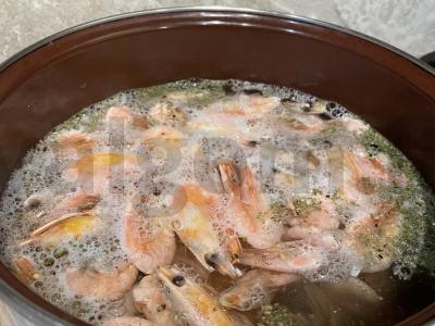 Virti krevetės su krapais Žingsnis 3