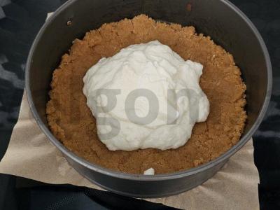 Apelsinų-citrinų sūrio pyragas be kepimo Žingsnis 6