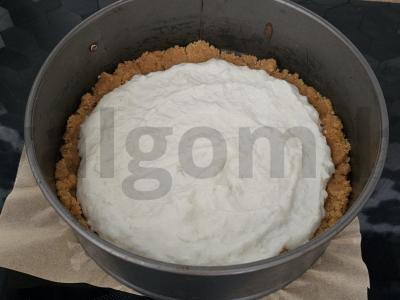 Apelsinų-citrinų sūrio pyragas be kepimo Žingsnis 7