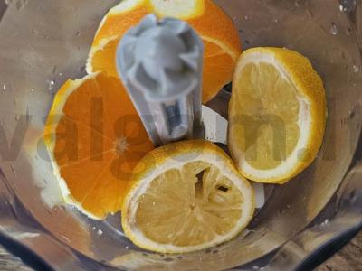 Apelsinų-citrinų sūrio pyragas be kepimo Žingsnis 9