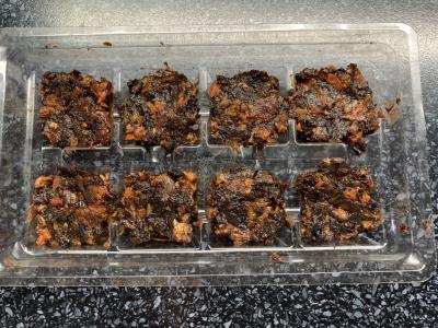 Šokoladiniai saldainiai su džiovintais vaisiais arbatai Žingsnis 5