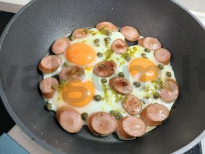 Kiaušinienė su kaparėliais ir parmezanu Žingsnis 3