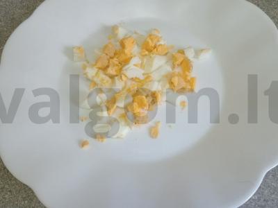 Salotos su jūros kopūstais, silke ir spanguolėmis Žingsnis 1