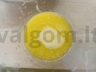 Pyragas su bulvėmis ant cukraus Žingsnis 2