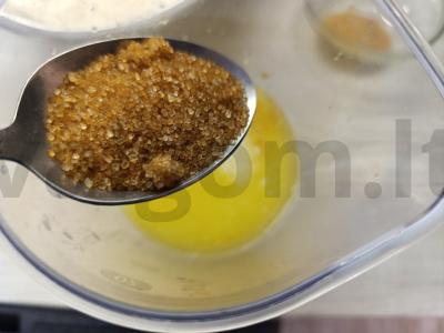 Pyragas su bulvėmis ant cukraus Žingsnis 4