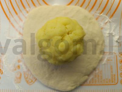 Pyragas su bulvėmis ant cukraus Žingsnis 10