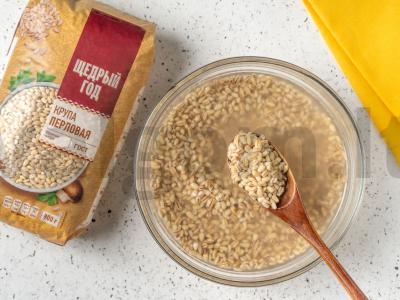 Perlo rizotas Žingsnis 1