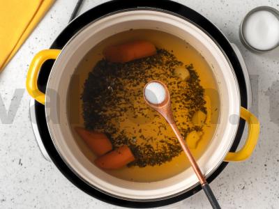 Perlo rizotas Žingsnis 2