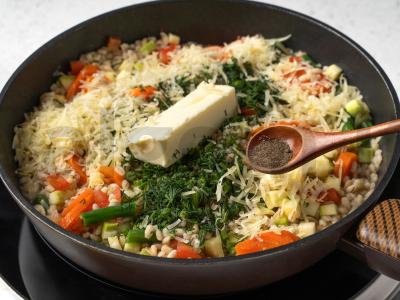 Perlo rizotas Žingsnis 8