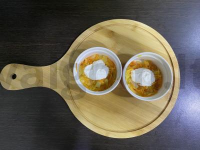 Vištienos kotletai su makaronais, kepti orkaitėje Žingsnis 5