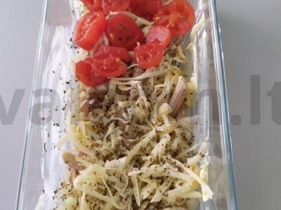 Makaronų asorti, kepti itališku stiliumi Žingsnis 4