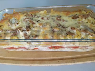 Makaronų asorti, kepti itališku stiliumi pagrindine nuotrauka