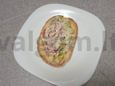 Avokado ir rūkytos lašišos užtepas ant tostų Žingsnis 6