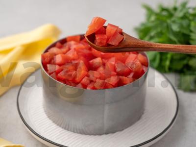 Salotas „Arbūzas“ su vištienos krūtinėle Žingsnis 5