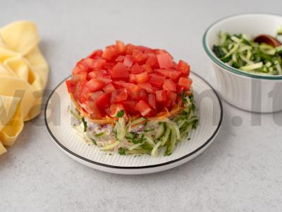 Salotas „Arbūzas“ su vištienos krūtinėle Žingsnis 6