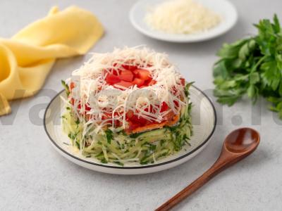 Salotas „Arbūzas“ su vištienos krūtinėle Žingsnis 7