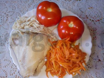 Namų šašlykas su vištienos filė ir daržovėmis Žingsnis 2