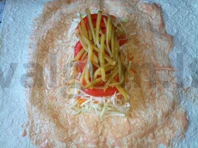 Namų šašlykas su vištienos filė ir daržovėmis Žingsnis 3