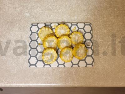 Aromatinga kukurūza su pipirais ir paprika Žingsnis 2