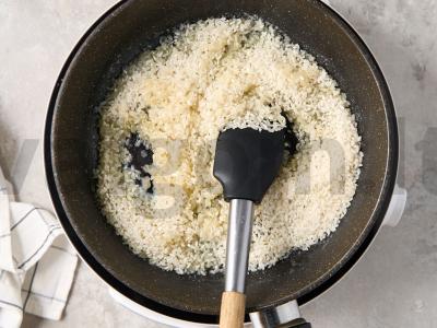 Risotto su sūriu ir grybais Žingsnis 4