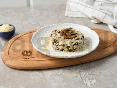 Risotto su sūriu ir grybais pagrindine nuotrauka