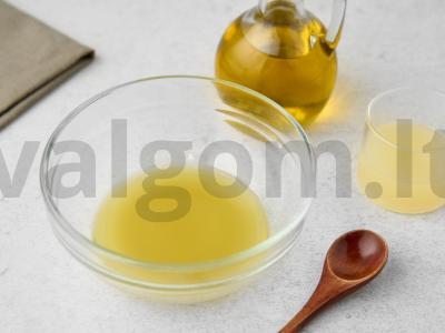 Salotos su midijomis, greipfrutu ir brynza Žingsnis 3