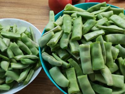 Daržovių mišinys su pupelėmis žiemai Žingsnis 2