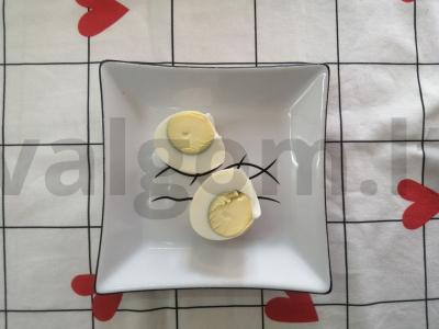 Užkandis „Filė ritinėliai“ Žingsnis 1