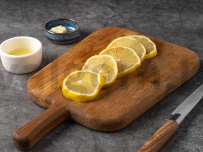 Česnakinis-citrininis menkė Žingsnis 1