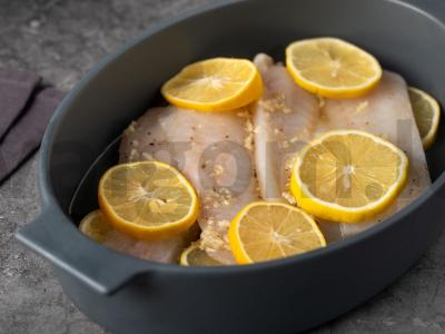 Česnakinis-citrininis menkė Žingsnis 4