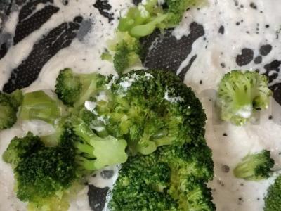 Švelni brokoliai grietinės ir česnako padaže per 10 minučių Žingsnis 5