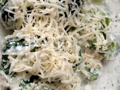 Švelni brokoliai grietinės ir česnako padaže per 10 minučių Žingsnis 6