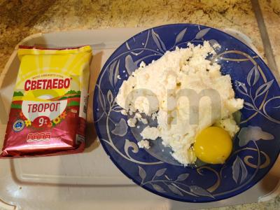 Varškės ir džemo pyragas Žingsnis 2