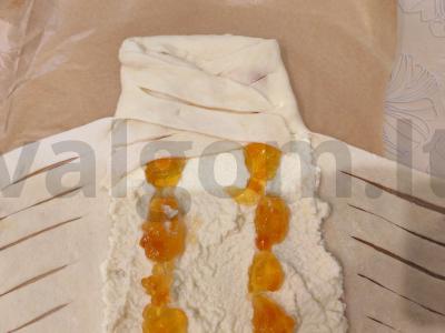 Varškės ir džemo pyragas Žingsnis 7